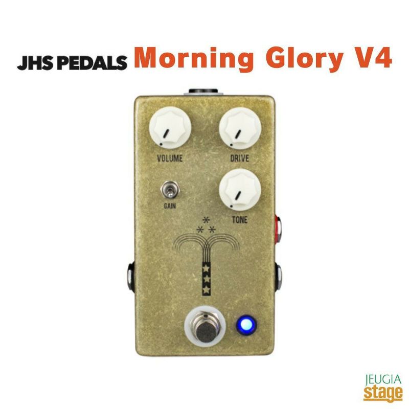 この商品はお取り寄せ品になります】JHS Pedals Morning Glory V4ジェイエイチエス ペダルズ モーニンググローリーオーバードライブ  トランスペアレント系エフェクター | JEUGIA