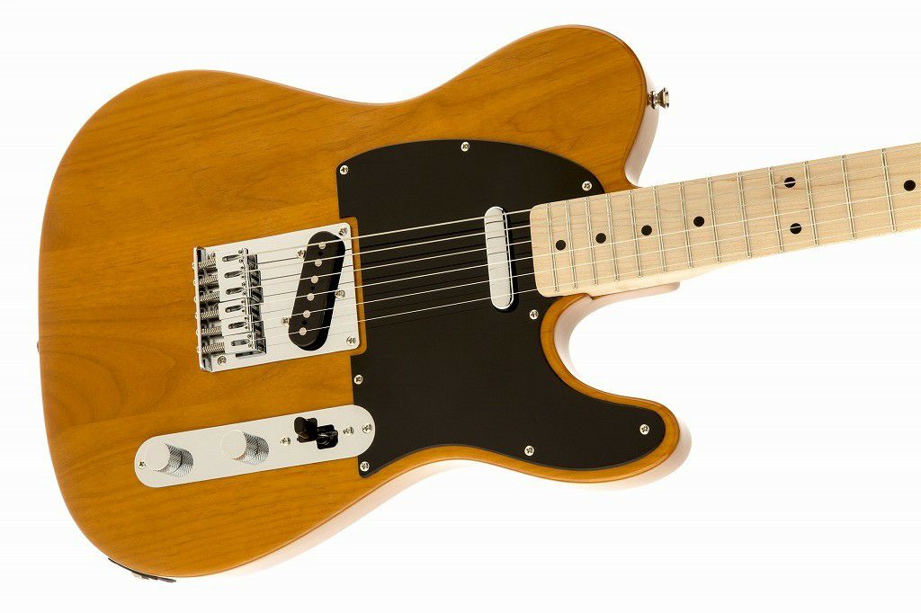 SquierbyFenderAffinitySeries™Telecaster&reg;MapleFingerboardButterscotchBlondeSETスクワイヤテレキャスターエレキギターメイプルネックバタースコッチブロンド