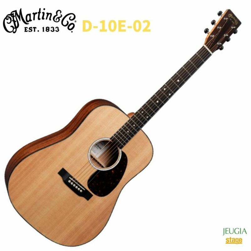 スケールMartin D-10E 02 エレアコ マーチンアコースティックギター