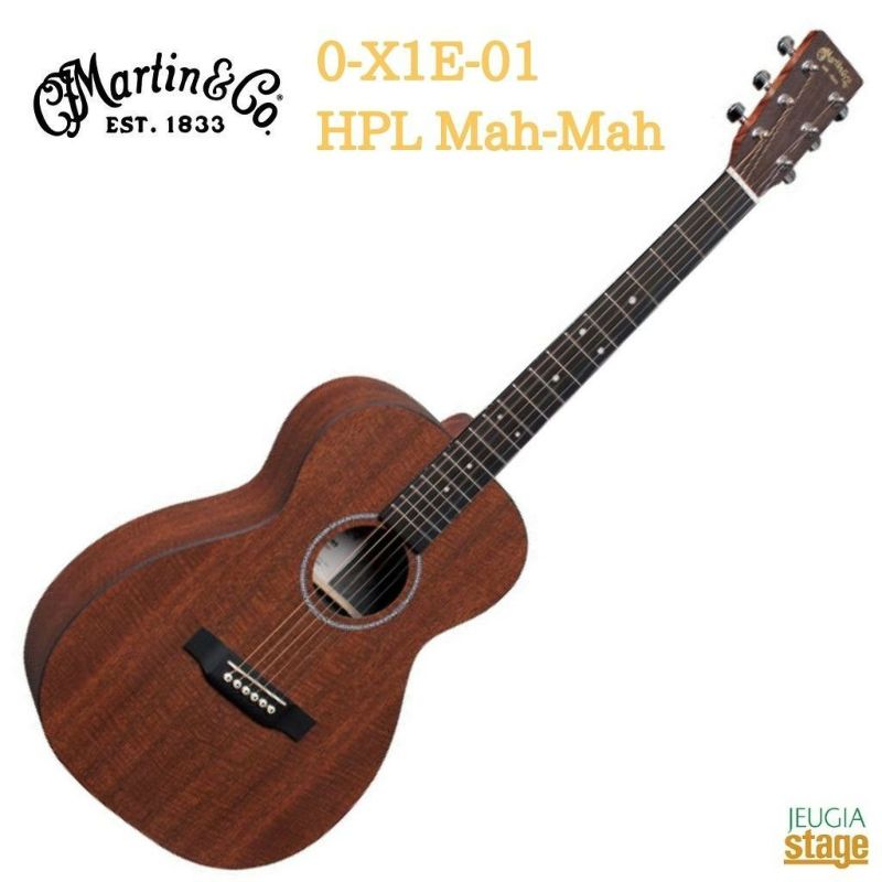 Martin0-X1E-01HPLMah-Mahマーチンアコースティックギターフォークギターアコギエレアコナチュラルフィギュア―ド・マホガニーXシリーズ