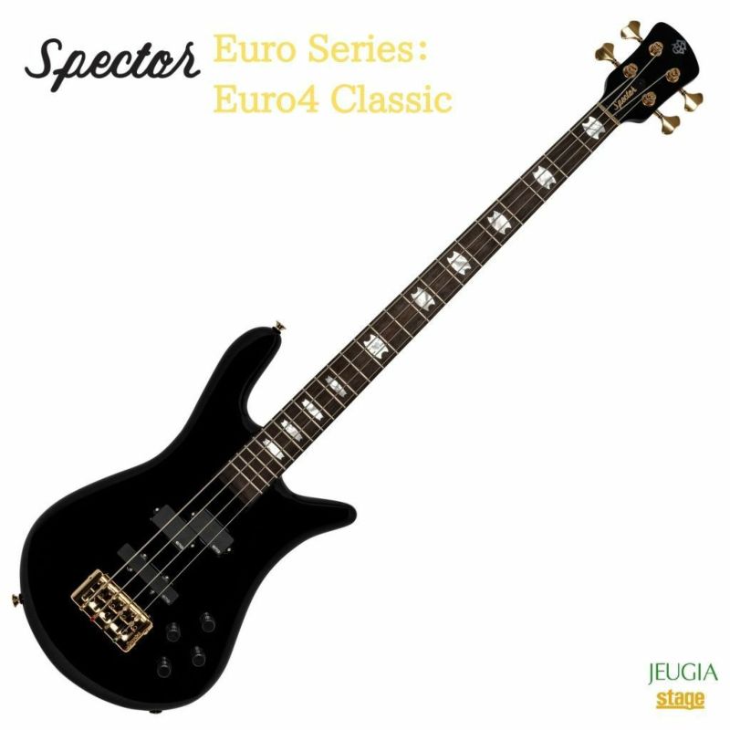SpectorEuroSeries：Euro4ClassicBlackスペクターエレキベースブラック