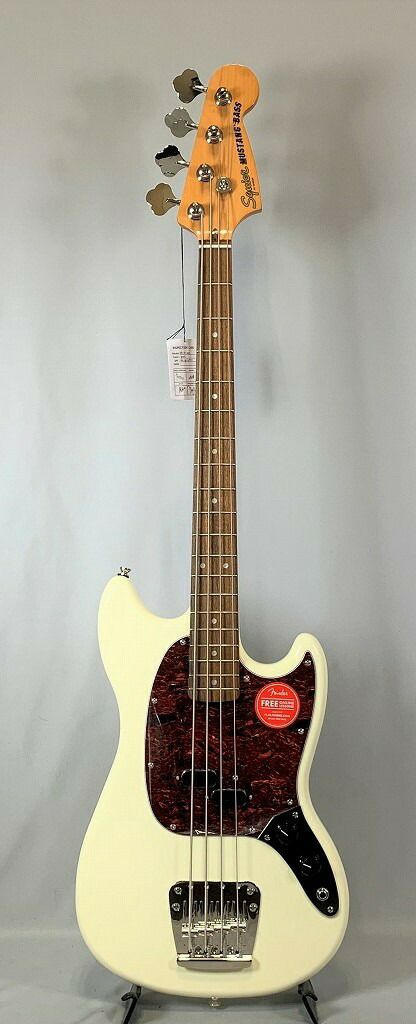 SquierbyFenderClassicVibe'60sMustang&#174;BassOlympicWhiteスクワイヤームスタングベース【店頭受取対応商品】