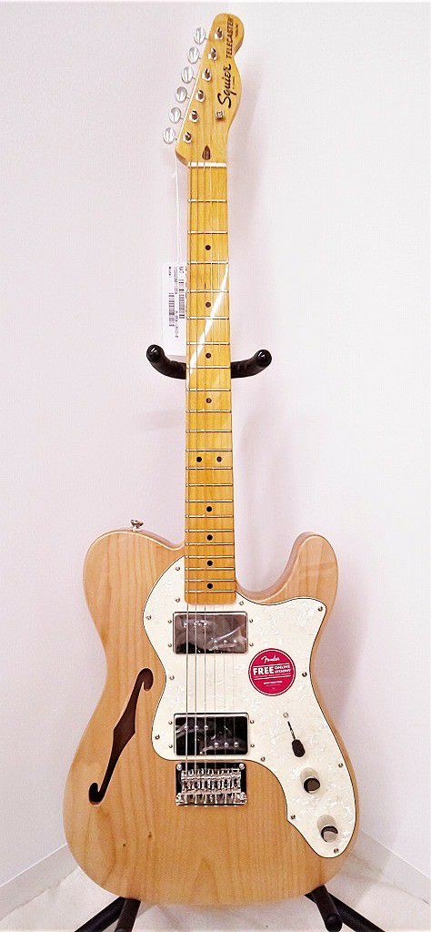 Squier by Fender Classic Vibe '70s Telecaster Thinline Maple Fingerboard  Natural スクワイヤ テレキャスター シンライン エレキギター ギター | JEUGIA