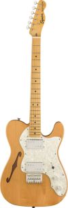 SquierbyFenderClassicVibe'70sTelecasterThinlineMapleFingerboardNaturalスクワイヤークラシックバイブテレキャスターエレキギターシンライン