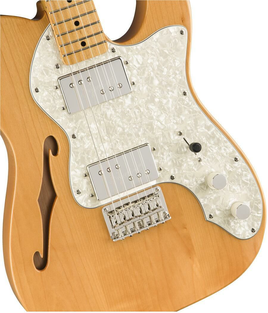 SquierbyFenderClassicVibe'70sTelecasterThinlineMapleFingerboardNaturalスクワイヤークラシックバイブテレキャスターエレキギターシンライン