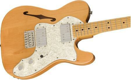 SquierbyFenderClassicVibe'70sTelecasterThinlineMapleFingerboardNaturalスクワイヤークラシックバイブテレキャスターエレキギターシンライン