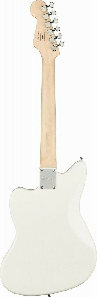 SquierbyFenderMiniJazzmasterHHMapleOlympicWhiteSETスクワイヤミニジャズマスターミニエレキギターホワイト