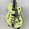 GretschG6659TPlayersEditionBroadkaster?Jr.CenterBlockSingle-CutwithString-ThruBigsby?Two-ToneSmokeGreenグレッチホロウボディセミアコグリーンブロードキャスターエレキギター