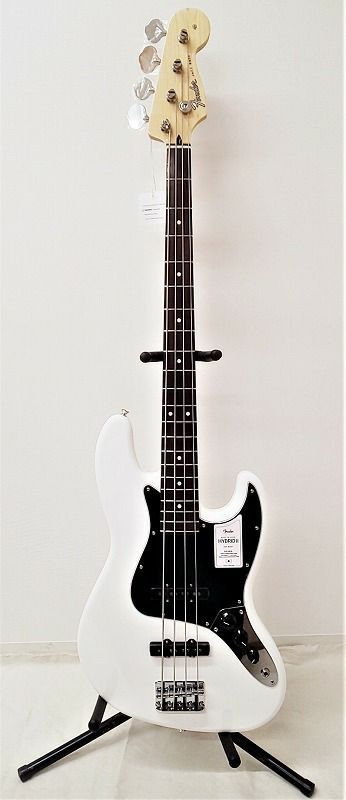 FenderMADEINJAPANHYBRIDIIJAZZBASSRosewoodFingerboard,ArcticWhiteフェンダーエレキベースベースジャズベースハイブリッドアークティックホワイト【MadeInJAPAN】