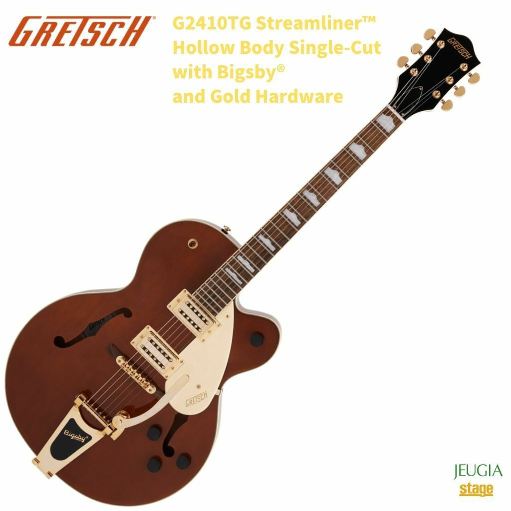 Gretsch G2410TG Streamliner Hollow Body Single-Cut with Bigsby and 