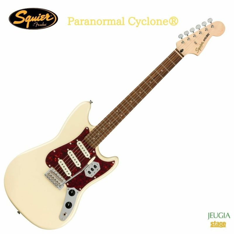 Squier Paranormal Cyclone? Pearl Whiteスクワイア エレキギター サイクロン パールホワイト | JEUGIA