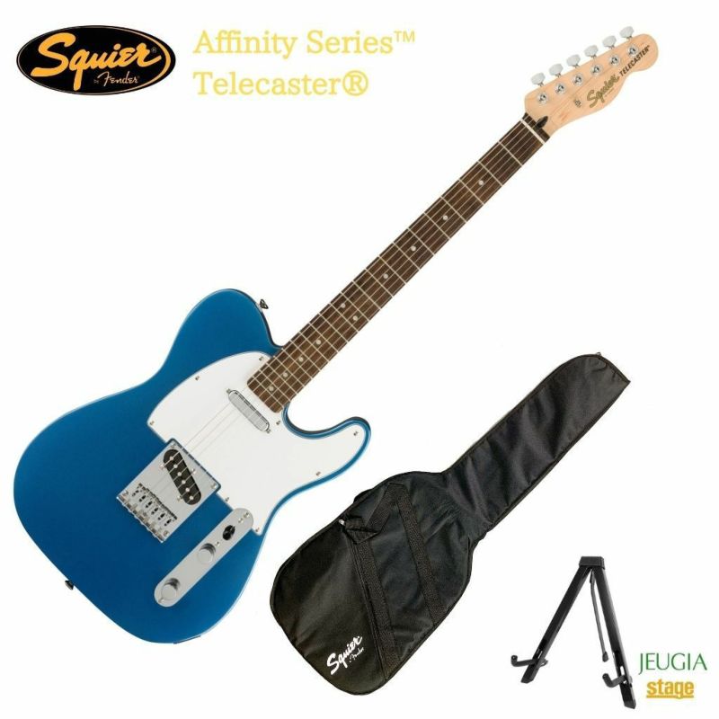 SquierbyFenderAffinitySeries?Telecaster?LakePlacidBlueIndianLaurelFingerboardスクワイヤテレキャスターエレキギターブルー【Stage-RakutenGuitarSET】