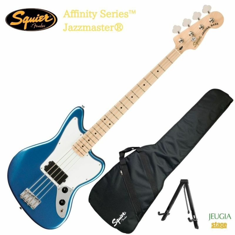 Squier by Fender Affinity Series? Jaguar? Bass H Lake Placid Blueスクワイヤ  ジャガーベース エレキベース ブルー 【Guitar SET】 | JEUGIA
