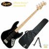 SquierbyFenderAffinitySeries?JazzBass?Blackスクワイヤジャズベースエレキベースブラック【Stage-RakutenGuitarSET】