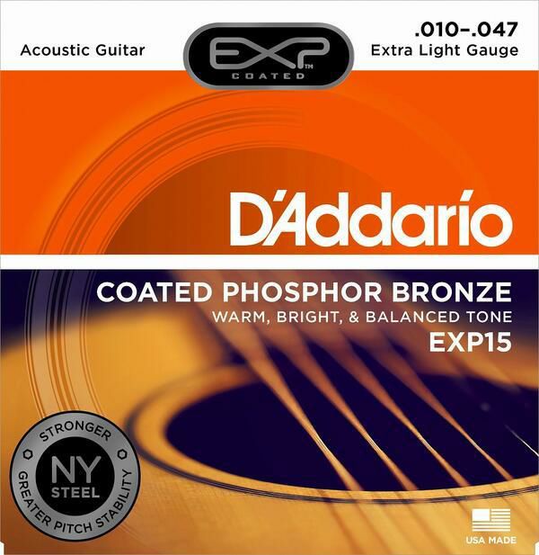 新品　D'Addario ダダリオ アコースティックギター弦  EXP15