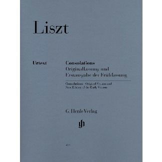 【ピアノスコア】ヘンレ社リストコンソレーション(初版と初稿)/原典版/Heinemann&Eckhardt編Consolations(1stEdition&1stVersion)/Urtext/Ed.Heinemann&Eckhardt