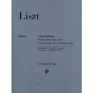 【ピアノスコア】ヘンレ社リストコンソレーション(初版と初稿)/原典版/Heinemann&Eckhardt編Consolations(1stEdition&1stVersion)/Urtext/Ed.Heinemann&Eckhardt