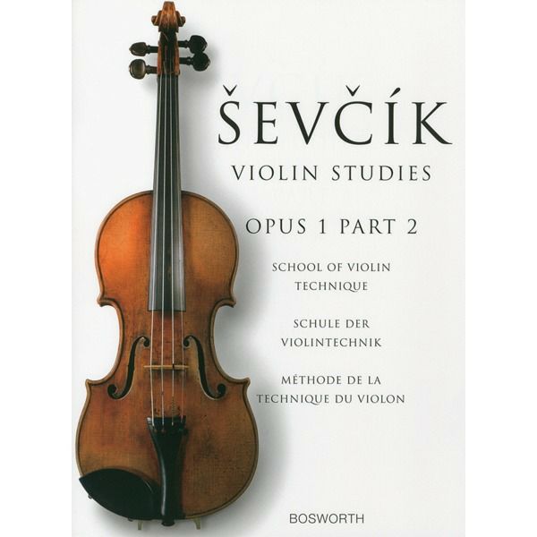 【バイオリン教本】ボスワース社シェフチークバイオリン技巧教本Op.1第2巻SchoolofViolinTechniqueOp.1Part2