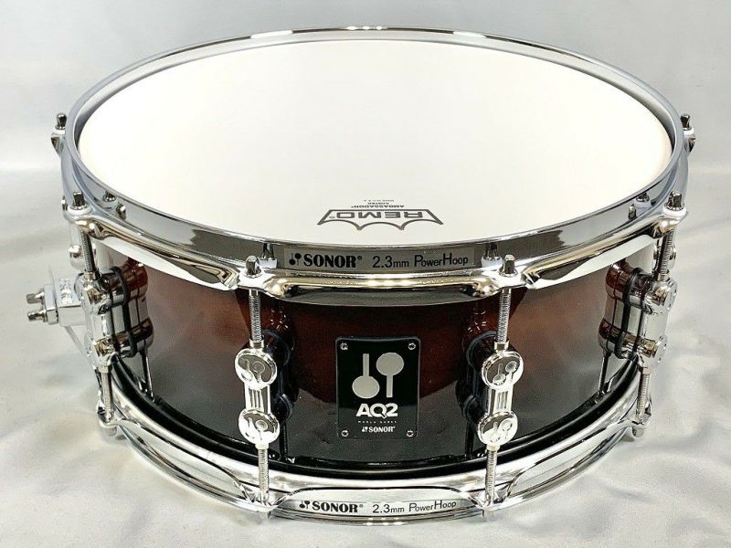 【1台限定特価】SONORAQ2-1406SDW#BRFAQ2SeriesMapleSnareDrum14"x6"ソナースネアドラムブラウンフェイド・ラッカーフィニッシュ