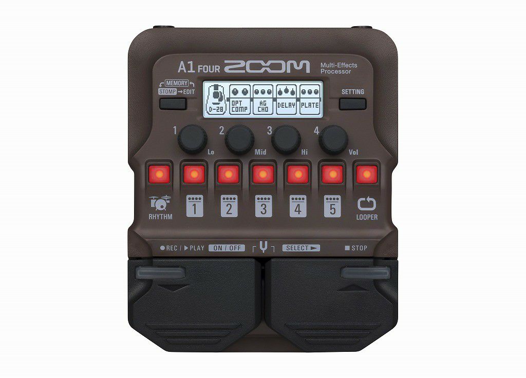 ZOOMA1FOURズームアコギ用マルチエフェクター【店頭受取対応商品】