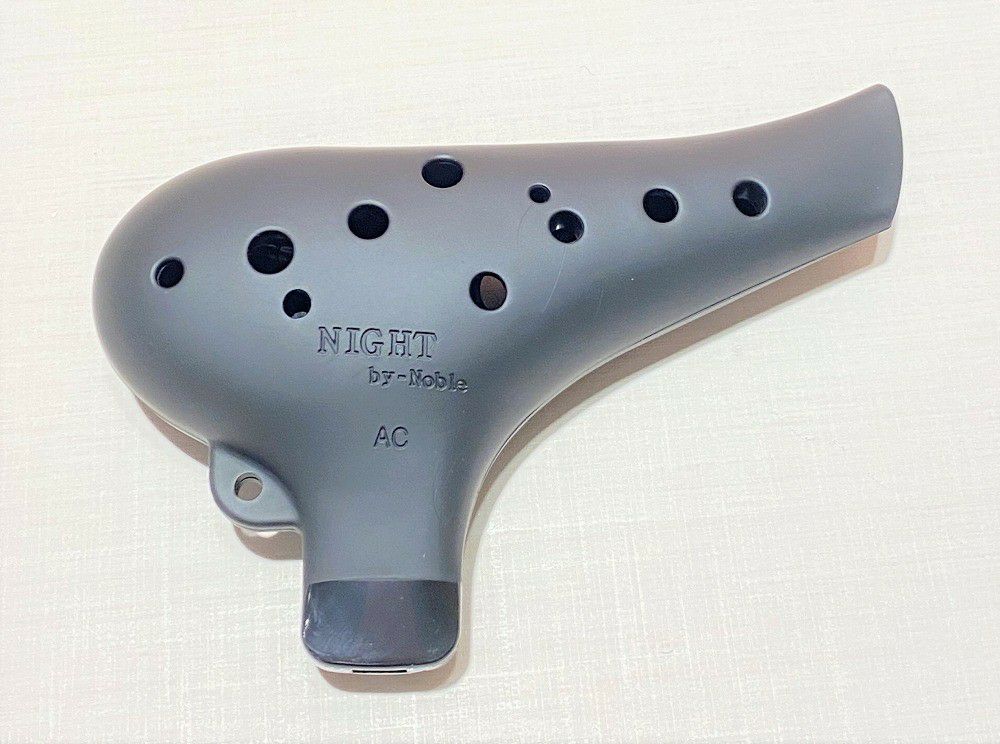 NIGHT by Noble ナイト プラスチックオカリナアルト C管 ラバー仕上げ 