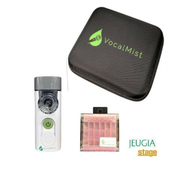 Vocal Mist Portable Nebulizer セット 【等張食塩水6本,Travelcase付き】 ヴォーカルミスト ネブライザー  ボイスケア | JEUGIA