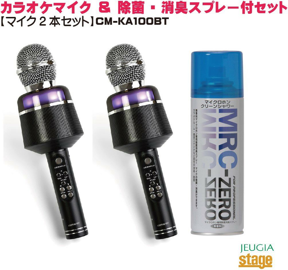 ON STAGE カラオケセット マイク2本付き カラオケ パーソナルカラオケ