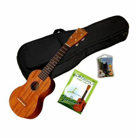 Famous Ukulele FS-1G 初心者AGセットフェイマス ソプラノウクレレ