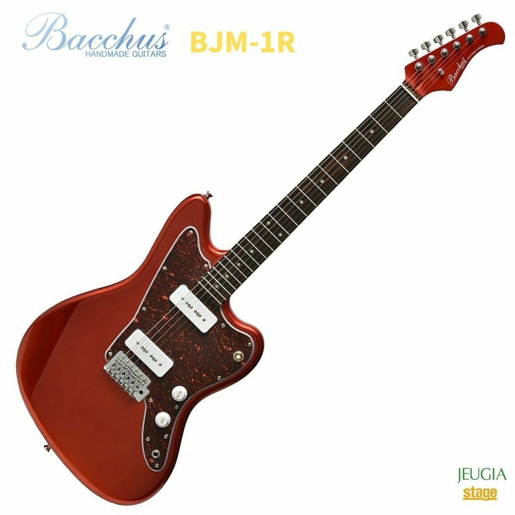 Bacchus BJB-1-RSM/M BLK エレキベース ジャズべタイプ ローステッド 