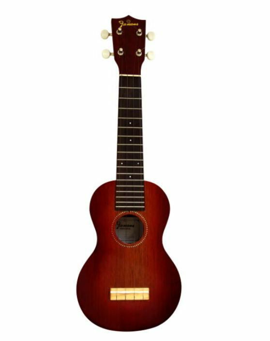 FamousUkuleleFS-7Gフェイマスソプラノウクレレセット【汎用ソフトケース・チューナー付き】【日本製・MadeInJAPAN】