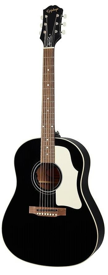 Epiphone Kazuyoshi Saito J-45 Outfitエピフォン アコースティックギター エレアコ　エボニー ブラック 斉藤和義 |  JEUGIA