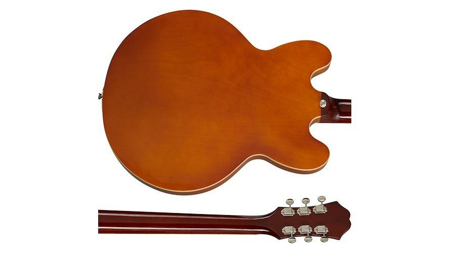 EpiphoneRivieraRoyalTanエピフォンリビエラエレキギターセミアコサンバースト