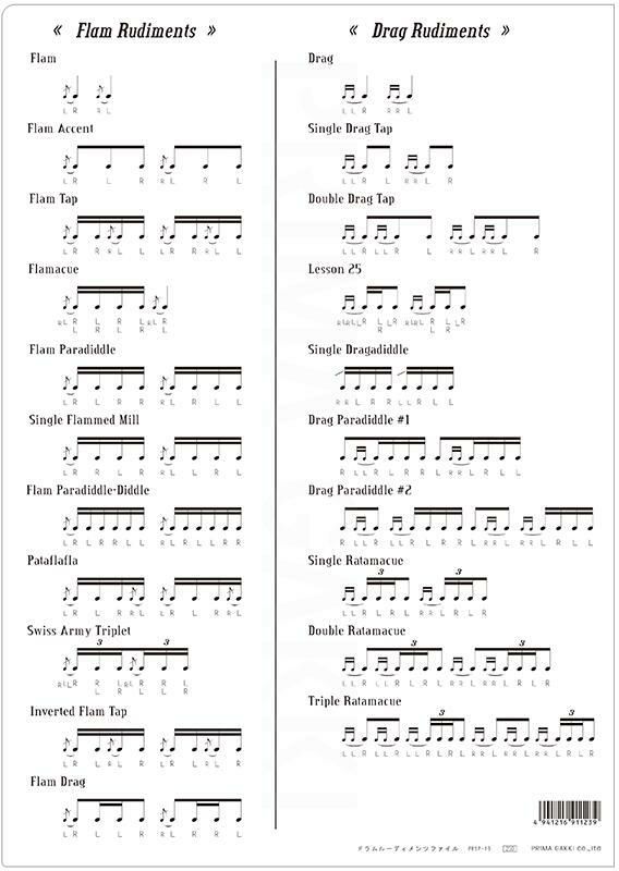 ドラムルーディメンツファイルPRSP-13