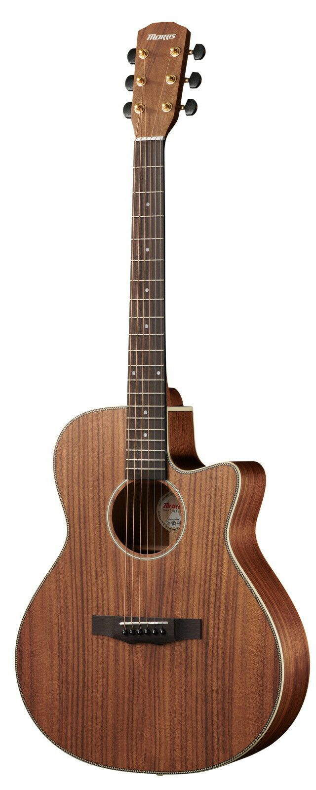 MORRIS S-011 NATモーリス フォークギター ナチュラル カッタウェイ