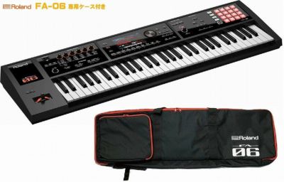 Roland FA-06B ソフトケース・スタンド付 - 鍵盤楽器、ピアノ