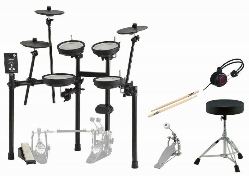 取引中】Roland ローランド 電子ドラム V-Drums スツール付 - 打楽器 