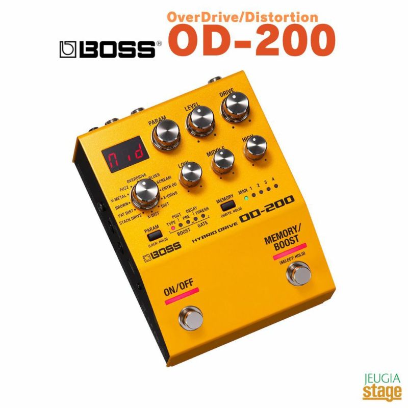 BOSSOD-200HybridDriveボスオーバードライブ【店頭受取対応商品】