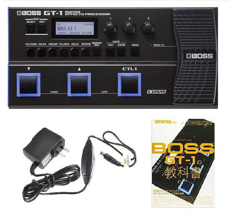 BOSS GT-1 はじめてのマルチエフェクターセット 【攻略本・電源 ...