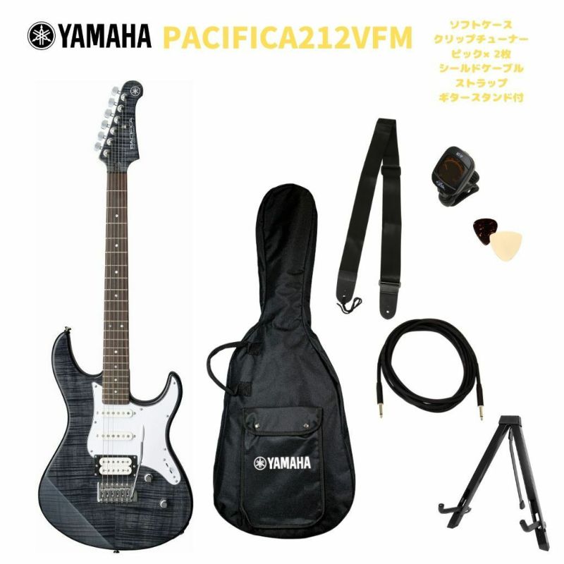 YAMAHAPACIFICA212VFMTBLヤマハエレキギターパシフィカPACシリーズトランスルーセントブラック【店頭受取対応商品】