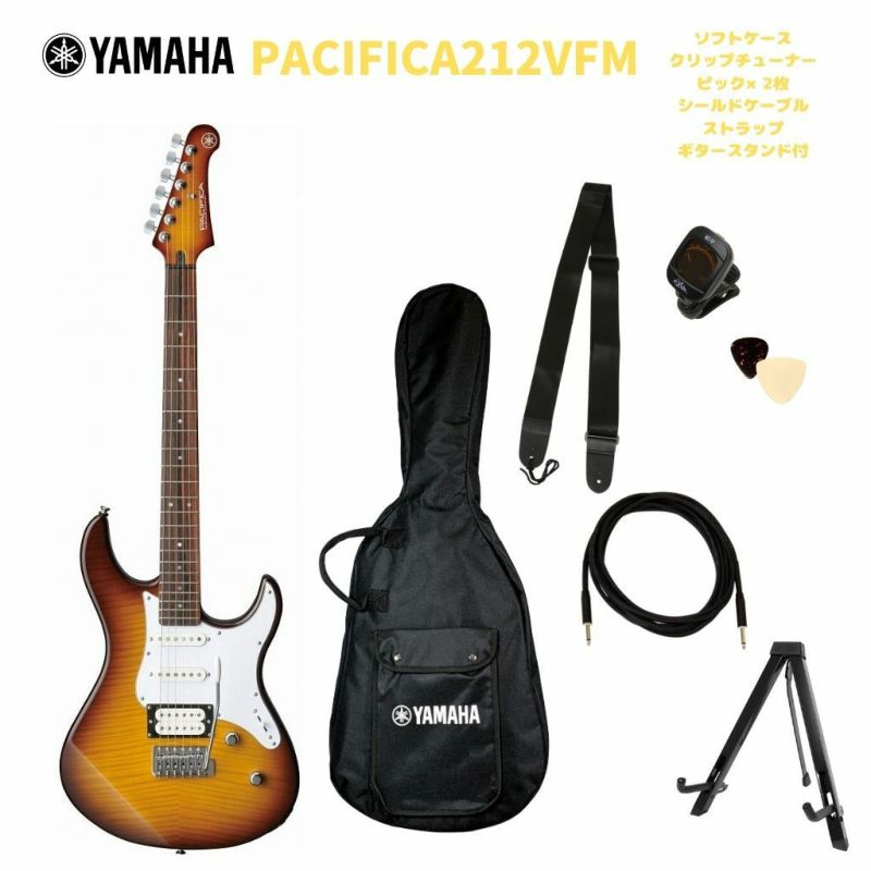 ヤマハ YAMAHA PACIFICA212VFM CMB エレキギター - 楽器、器材