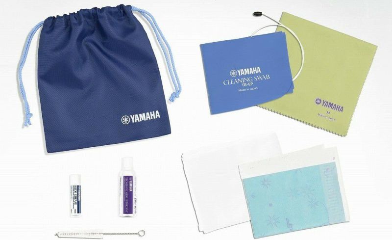 YAMAHA 楽器お手入れセットとチューナー YAMAHA Tenor Trombone ヤマハ 管楽器お手入れセットテナー
