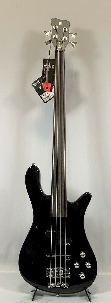 Warwick Rockbass Series Streamer LX 4 Fretless- Black Solid High Polishワーウィック  ストリーマー アクティブ フレットレス エレキベース | JEUGIA