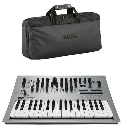 KORG minilogue セット 専用ソフトケース付きコルグ アナログシンセサイザー Synthesizer   JEUGIA