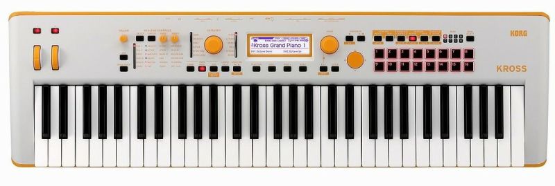 KORG KROSS 2-61-GO Gray-Orangeコルグ クロス シンセサイザー オレンジ 【Synthesizer】 | JEUGIA