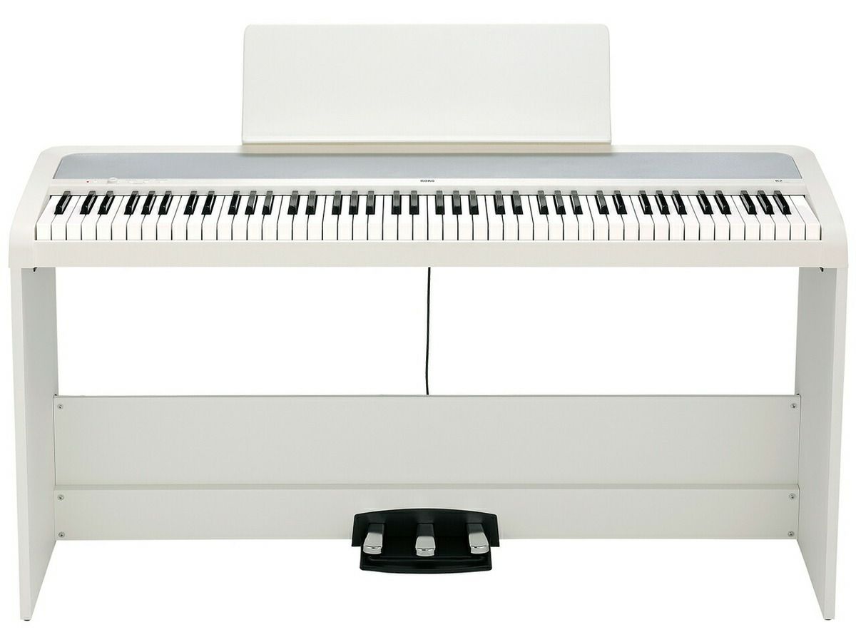 KORGB2SPWHセット【高低自在椅子・ヘッドホン・お手入れセット付】DIGITALPIANOコルグ電子ピアノホワイト【お客様組み立て品】【Stage-RakutenPianoSET】