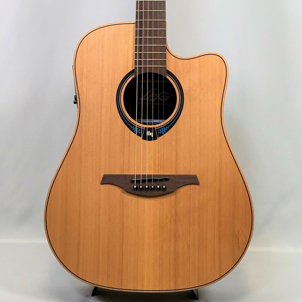 LAGGUITARSHyvibe10THV10DCE-LBラグアコースティックギターアコギフォークギターハイバイブシダーセダー杉