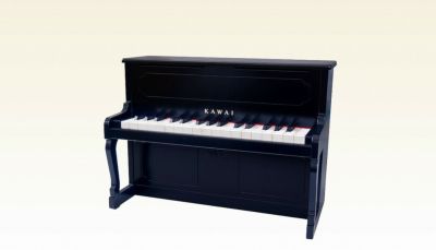 KAWAI アップライトピアノ 1151ブラック 32鍵盤ミニピアノ 楽器 ...