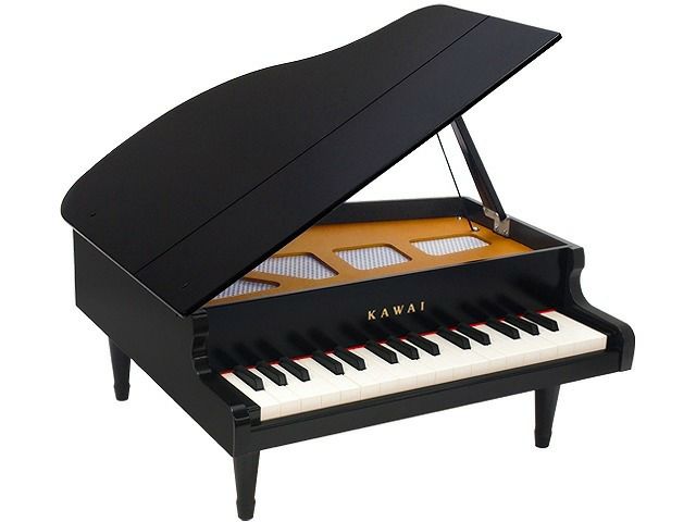 KAWAI グランドピアノ 1141ブラック 32鍵盤ミニピアノ 楽器玩具 知育