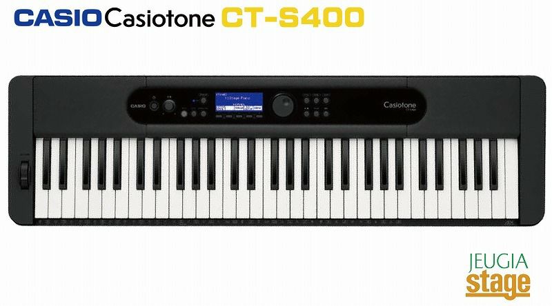 CASIO CT-S400 BK BLACK Casiotone カシオ カシオトーン キーボード 61