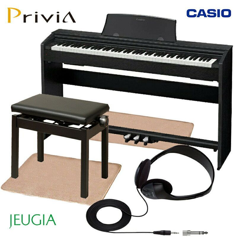 電子ピアノ プリヴィアPrivia CASIO PX-850WE 付属品 おまけ - 鍵盤楽器